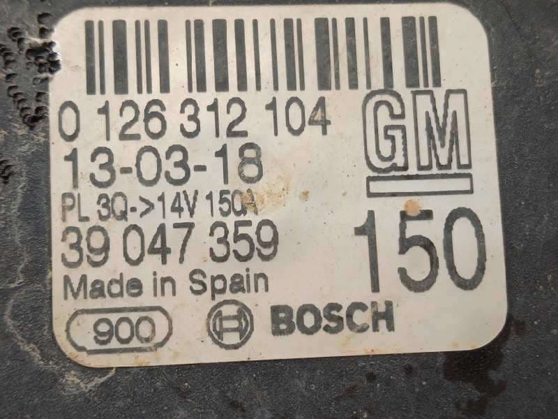 Recambio de alternador para opel corsa e business referencia OEM IAM 39047359  0126312104 - Blanco 5