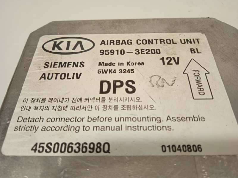 Recambio de centralita airbag para kia sorento 2.5 crdi ex referencia OEM IAM 959103E200 - Negro 4