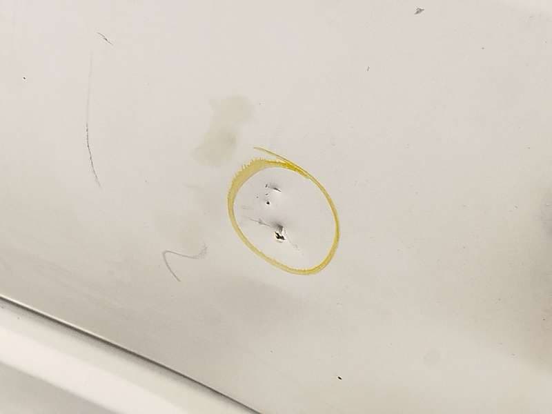 Recambio de puerta trasera izquierda para ford maverick (ml) gl referencia OEM IAM 1960158 - Blanco 4