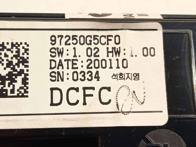 Recambio de mando climatizador para kia niro referencia OEM IAM 97250G5CF0 97250G5CF0CA - Blanco 6