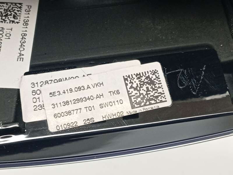 Recambio de volante para skoda karoq (nu7, nd7) 1.5 tsi referencia OEM IAM 5E3419093AVKH 6