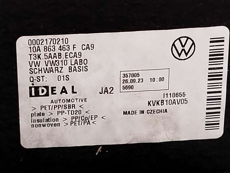 Recambio de tapizado maletero para cupra eboost born referencia OEM IAM 10A863463FCA9 5