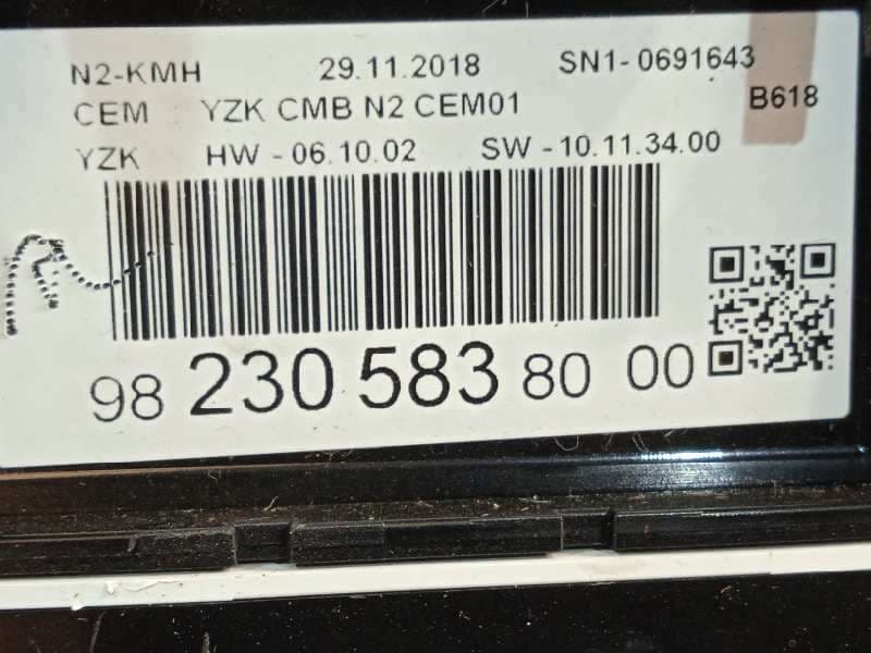 Recambio de cuadro instrumentos para citroën c3 shine referencia OEM IAM 9823058380 6