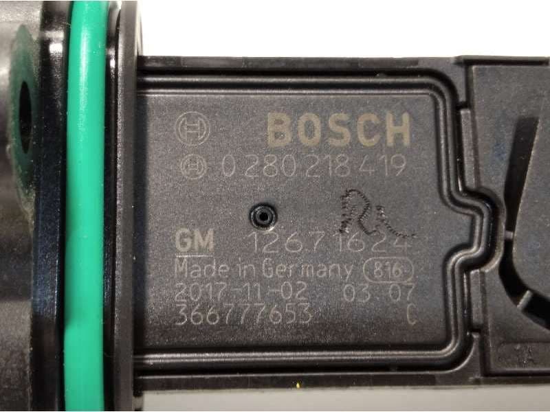 Recambio de caudalimetro para opel mokka x 1.4 16v turbo referencia OEM IAM 12671624 - Gris 3