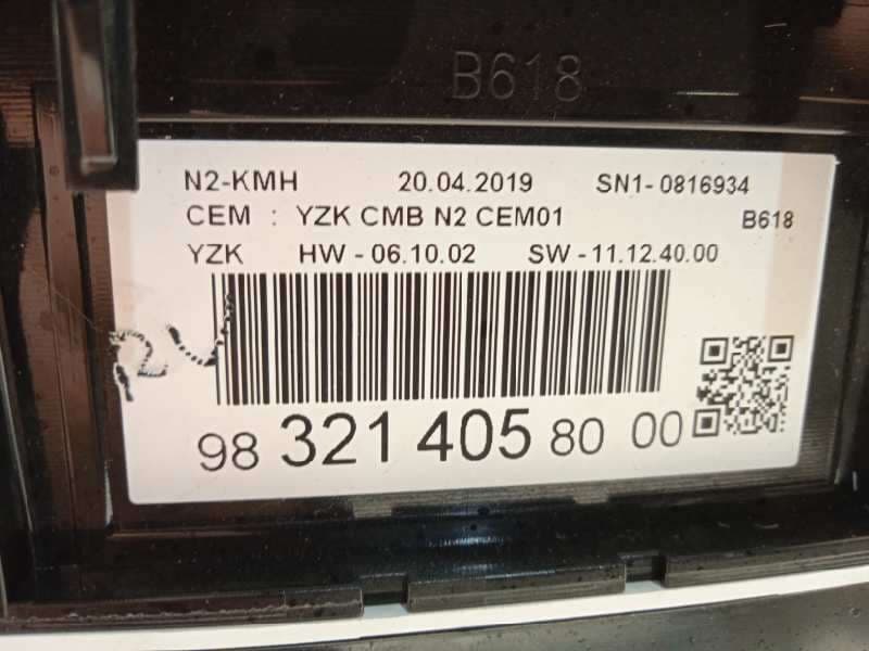 Recambio de cuadro instrumentos para citroën c3 feel referencia OEM IAM 9832140580 6