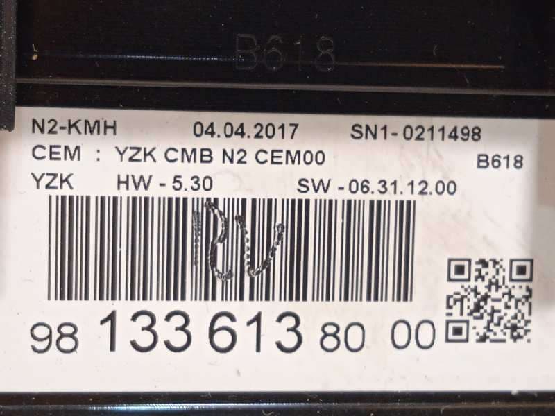 Recambio de cuadro instrumentos para citroën c3 feel referencia OEM IAM 9813361380 5