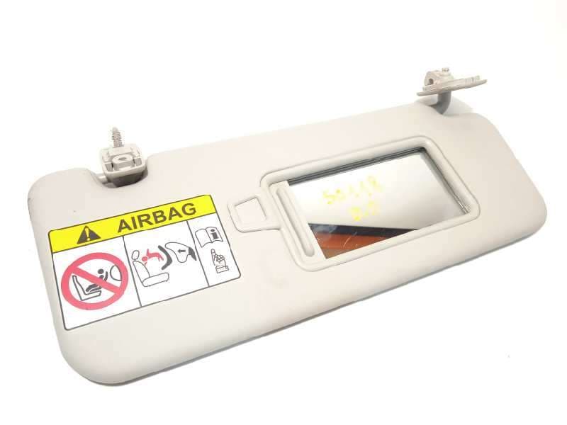 Recambio de parasol derecho para kia niro referencia OEM IAM 85220G5010HGC - Blanco
