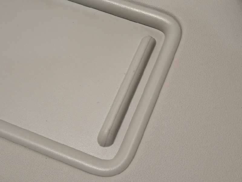 Recambio de parasol derecho para kia niro referencia OEM IAM 85220G5010HGC - Blanco 2