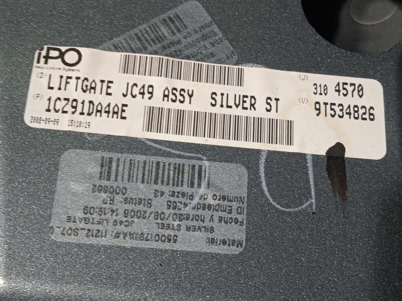 Recambio de porton trasero para dodge journey 2.0 crd referencia OEM IAM 1CZ91TZZAC - Azul 5