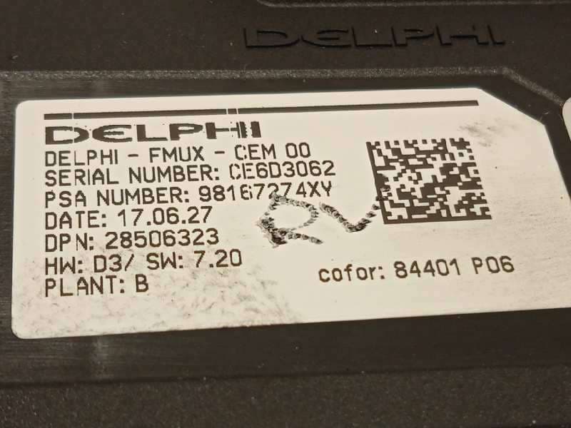 Recambio de mando climatizador para citroën c4 picasso feel referencia OEM IAM 98167274XY 7