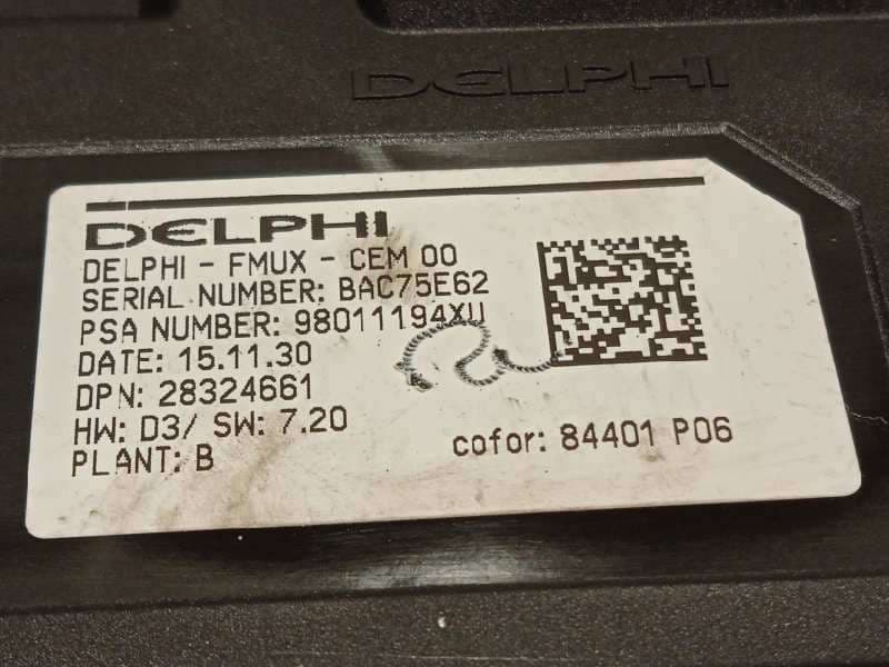 Recambio de mando multifuncion para citroën c4 picasso feel referencia OEM IAM 98011194XU 7
