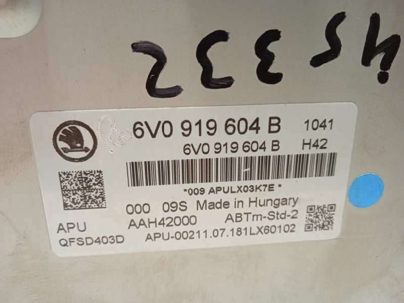 Recambio de pantalla multifuncion para skoda fabia like referencia OEM IAM 6V0919604B 7