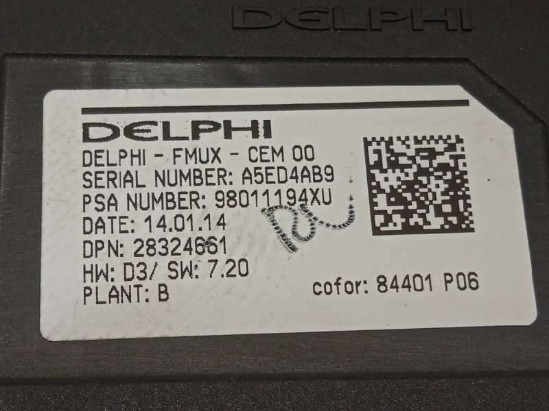 Recambio de mando multifuncion para citroën c4 picasso feel referencia OEM IAM 98011194XU 7