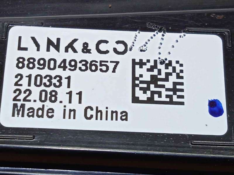 Recambio de mando multifuncion para lynk & co 01 phev referencia OEM IAM 8890493657 - Negro 4