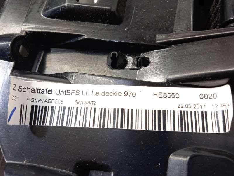Recambio de guantera para porsche panamera 4 referencia OEM IAM 97055220409 - Negro 7
