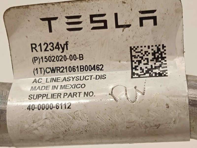 Recambio de tubos aire acondicionado para tesla model 3 referencia OEM IAM 150202000B - Blanco 3