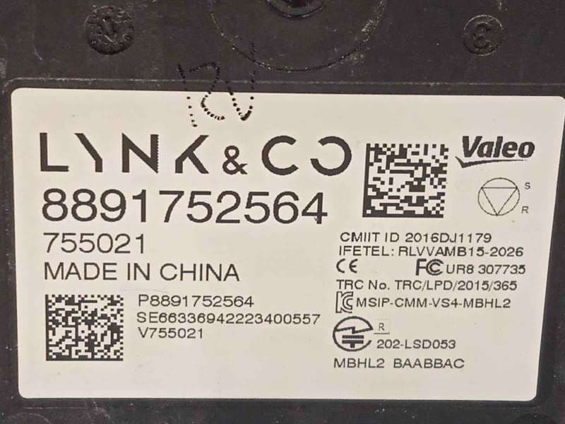 Recambio de sensor para lynk & co 01 phev referencia OEM IAM 8891752564 - Negro 4
