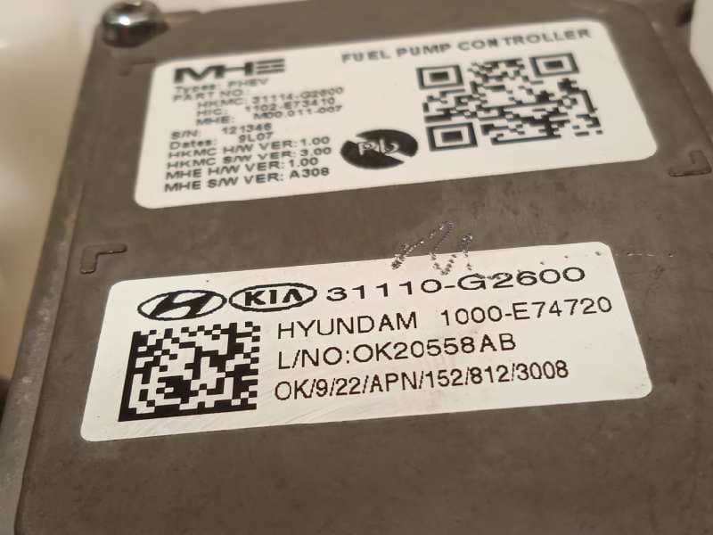 Recambio de bomba combustible para kia niro referencia OEM IAM 31110G2600 - Blanco 5