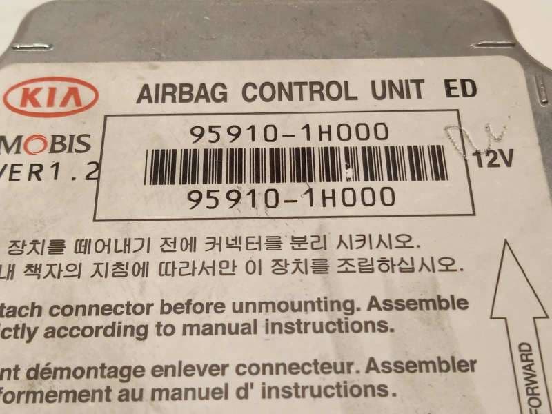 Recambio de centralita airbag para kia cee'd 1.6 crdi cat referencia OEM IAM 959101H000 4