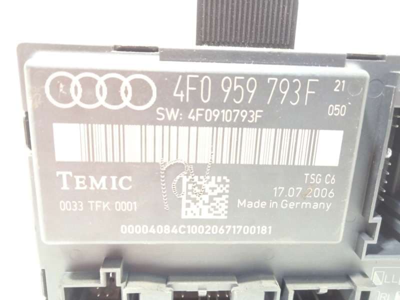 Recambio de modulo confort para audi a6 c6 (4f2) 2.0 tdi referencia OEM IAM 4F0959793F - Gris 4