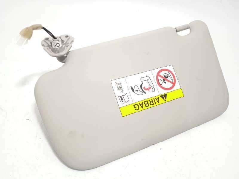 Recambio de parasol derecho para nissan leaf referencia OEM IAM 964004MA5D - Blanco 2