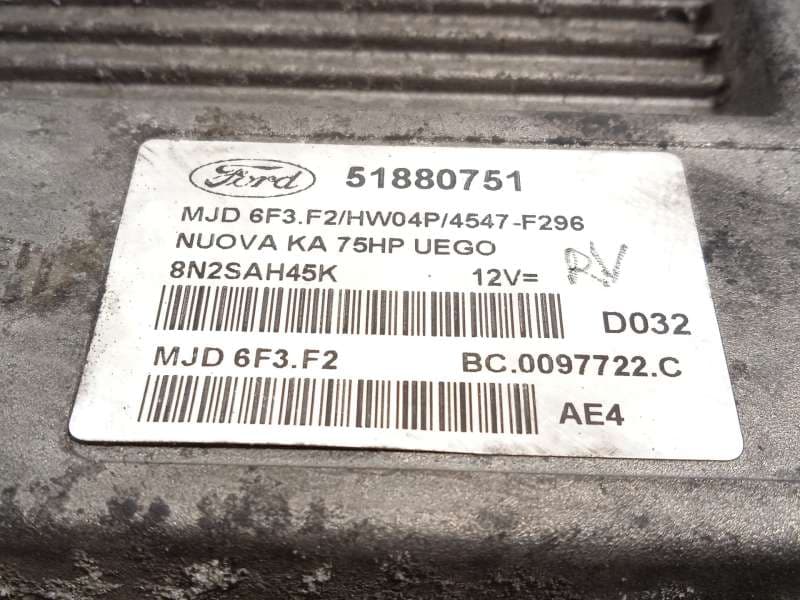 Recambio de centralita motor uce para ford ka (ru8) 1.3 tdci referencia OEM IAM 51880751 - Plata 4