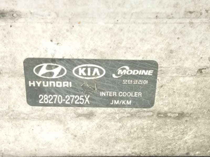 Recambio de intercooler para hyundai tucson (jm) 2.0 crdi referencia OEM IAM 282702725X - Plata 4