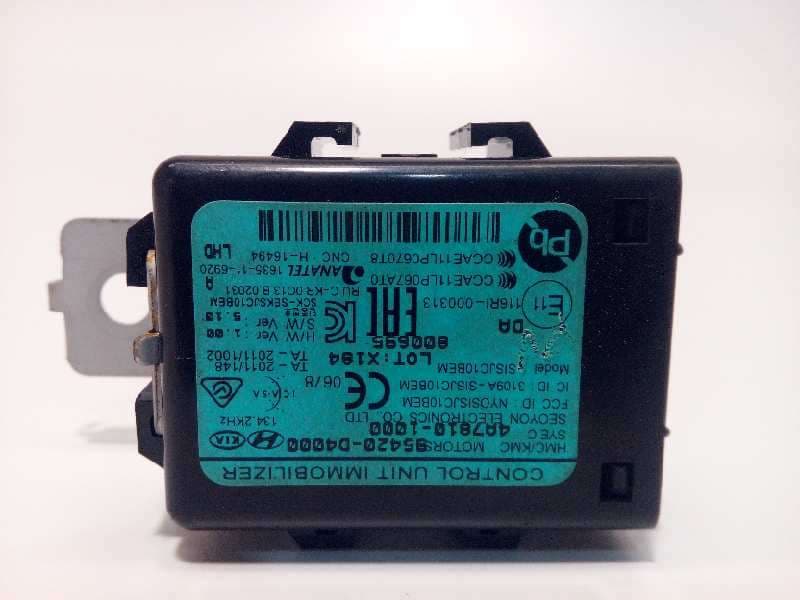 Recambio de modulo electronico para kia rio (yb) 1.2 cat referencia OEM IAM 95420D4000 - Rojo