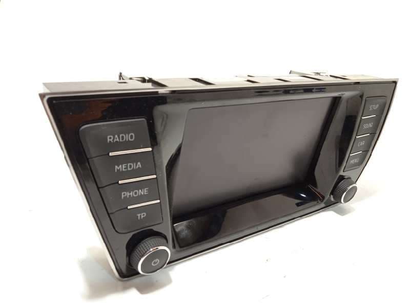 Recambio de pantalla multifuncion para skoda fabia 1.2 tsi referencia OEM IAM 6V0919604B - Azul 2