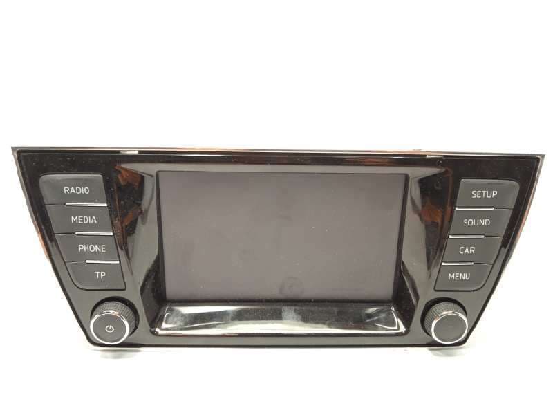 Recambio de pantalla multifuncion para skoda fabia 1.2 tsi referencia OEM IAM 6V0919604B - Azul 3