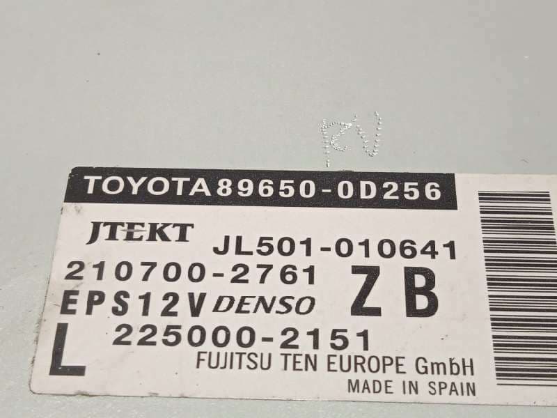 Recambio de centralita direccion para toyota yaris 1.0 cat referencia OEM IAM 896500D256 4