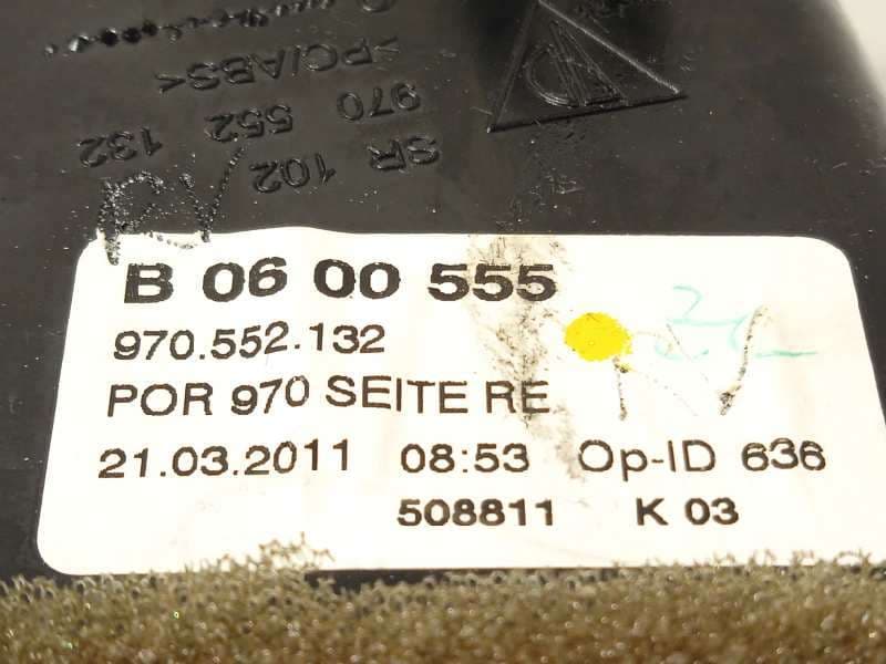 Recambio de aireador para porsche panamera 4 referencia OEM IAM 970552132 - Negro 4