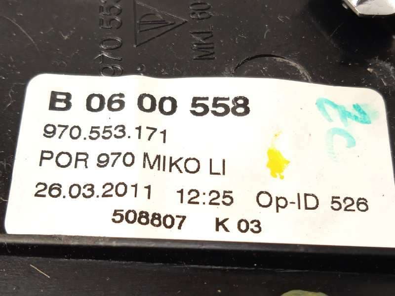 Recambio de aireador para porsche panamera 4 referencia OEM IAM 970553171 - Negro 4