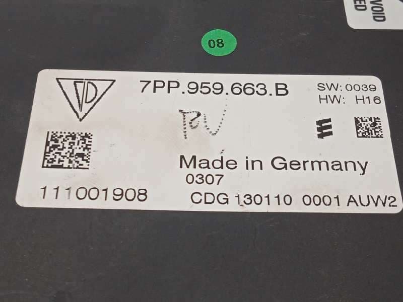 Recambio de modulo electronico para porsche panamera 4 s referencia OEM IAM 7PP959663B - Negro 4