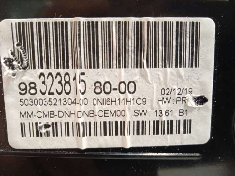 Recambio de cuadro instrumentos para peugeot 3008 gt line referencia OEM IAM 9832381580 5