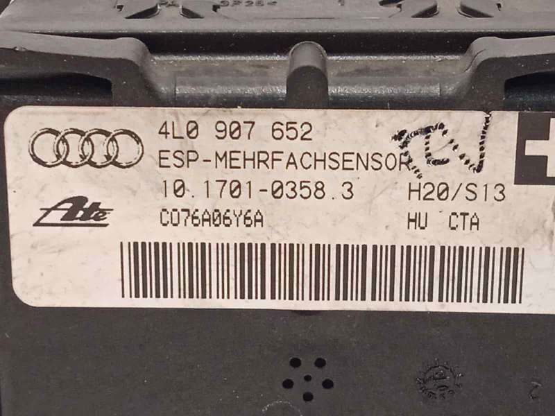 Recambio de centralita esp para audi q7 (4l) 3.0 tdi referencia OEM IAM 4L0907652 - Negro 3
