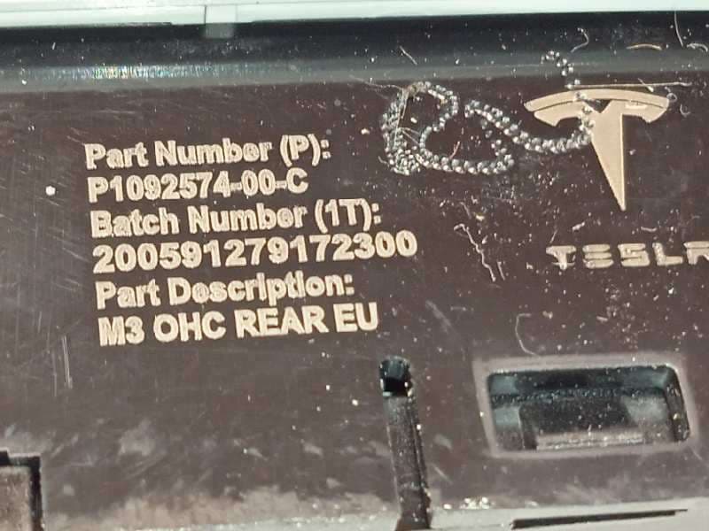 Recambio de luz interior para tesla model 3 referencia OEM IAM 109257400C - Blanco 4