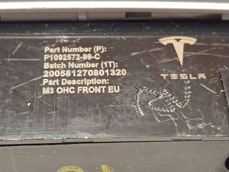 Recambio de luz interior para tesla model 3 referencia OEM IAM 109257299C - Blanco 5