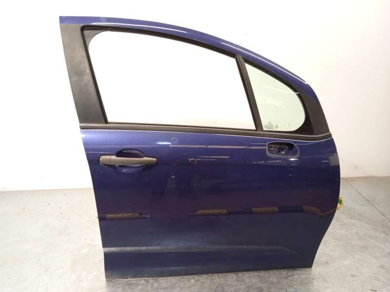 Recambio de puerta delantera derecha para citroën c3 tonic referencia OEM IAM 9004CG - Azul