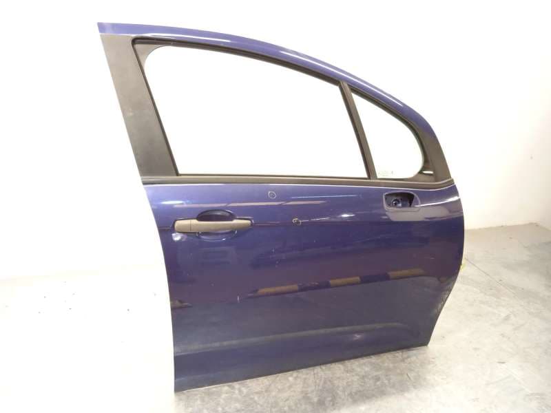Recambio de puerta delantera derecha para citroën c3 tonic referencia OEM IAM 9004CG - Azul 2