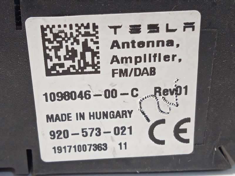 Recambio de antena para tesla model 3 referencia OEM IAM 109804600C - Blanco 4