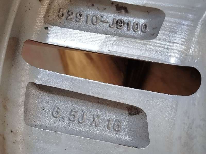 Recambio de llanta para hyundai kona (os, ose, osi) 1.0 t-gdi referencia OEM IAM 52910J9100 - Blanco 8