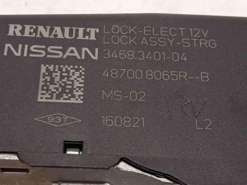 Recambio de conmutador de arranque para renault captur ii referencia OEM IAM 487008065R - Blanco 3