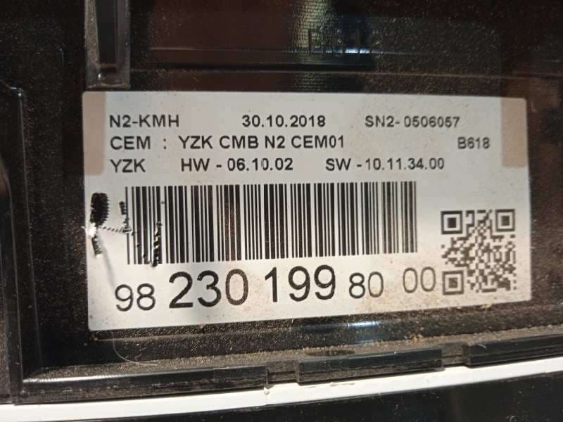 Recambio de cuadro instrumentos para citroën c3 live referencia OEM IAM 9823019980 - Rojo 6