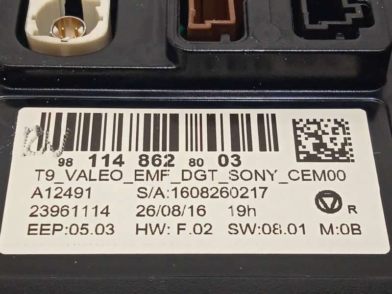 Recambio de pantalla multifuncion para peugeot 308 style referencia OEM IAM 9811486280 5