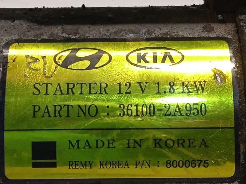 Recambio de motor arranque para hyundai i40 style referencia OEM IAM 361002A950 - Gris 5
