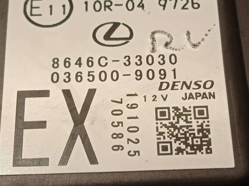 Recambio de modulo electronico para lexus es 300h referencia OEM IAM 8646C33030 - Gris 5