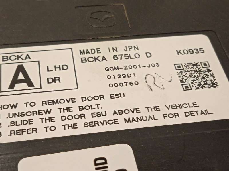 Recambio de modulo electronico para mazda 3 berlina (bp) referencia OEM IAM BCKA675L0D - Rojo 4