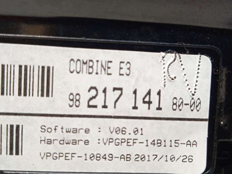 Recambio de cuadro instrumentos para citroën c4 cactus feel referencia OEM IAM 9821714180 - Rojo 5