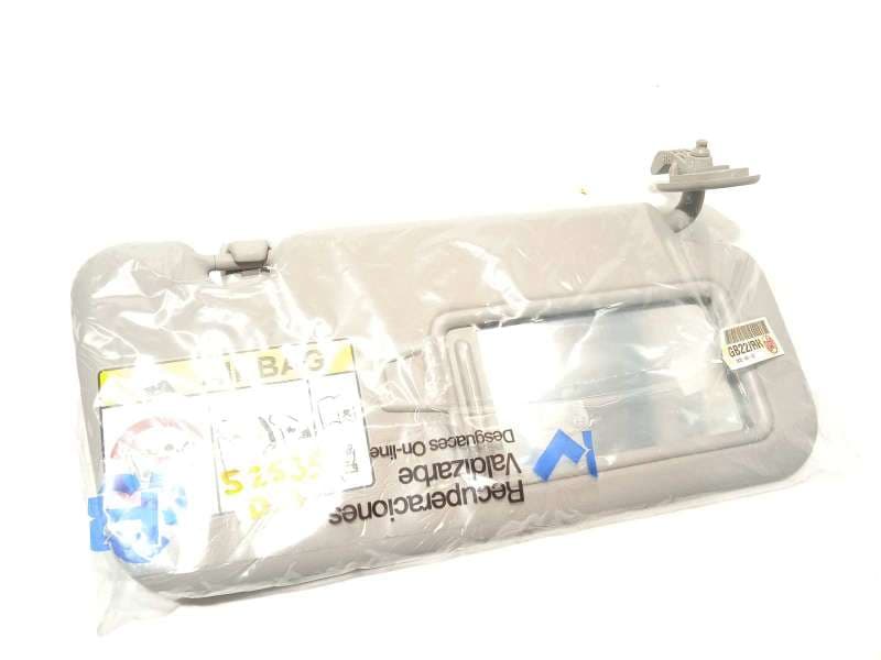 Recambio de parasol derecho para kia picanto (ja) gt line referencia OEM IAM 85220G6220BU5 - Blanco